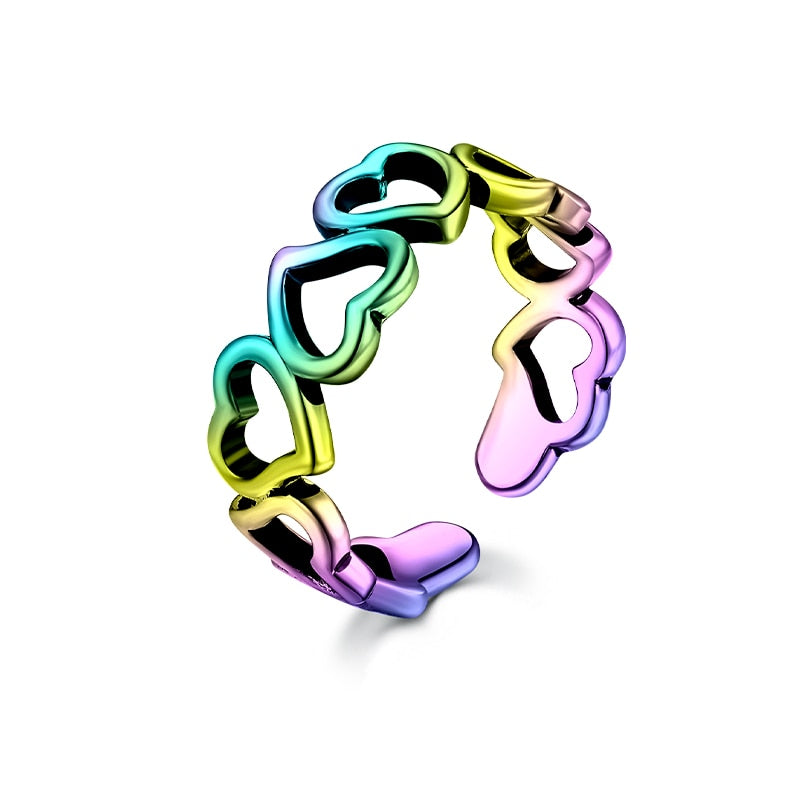 Colorful Toe Rings
