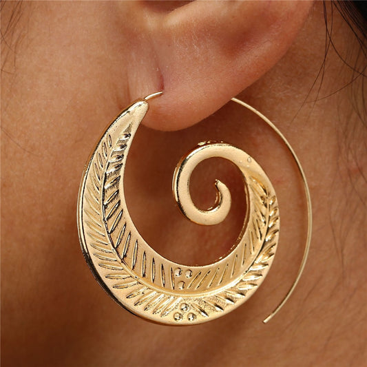 Big Swirl Earrings